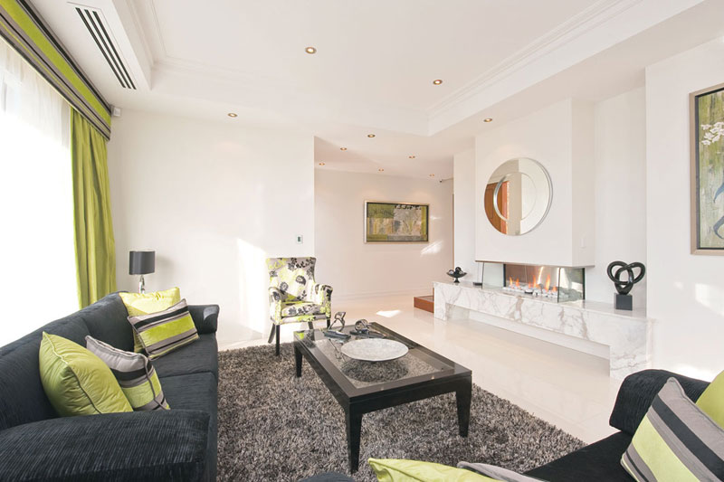 Real Flame Gas Fireplace Pure Vision