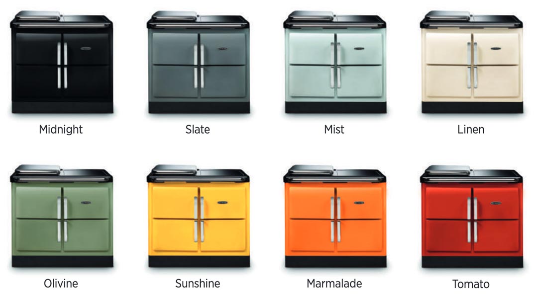rayburn wood stove colour range