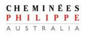 Cheminees Philippe fireplace logo