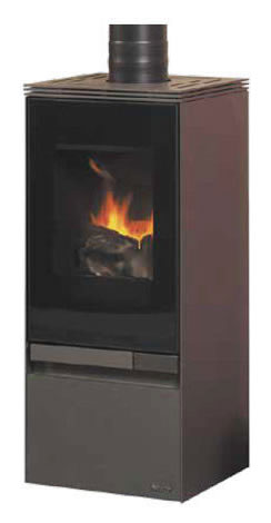 Cheminees Philippe CELON freestanding wood fireplace