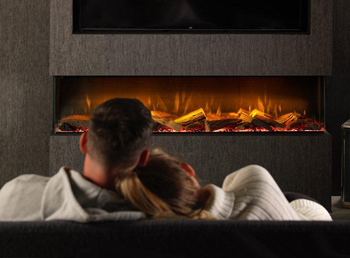 Real Flame Electric Fireplace Vivente