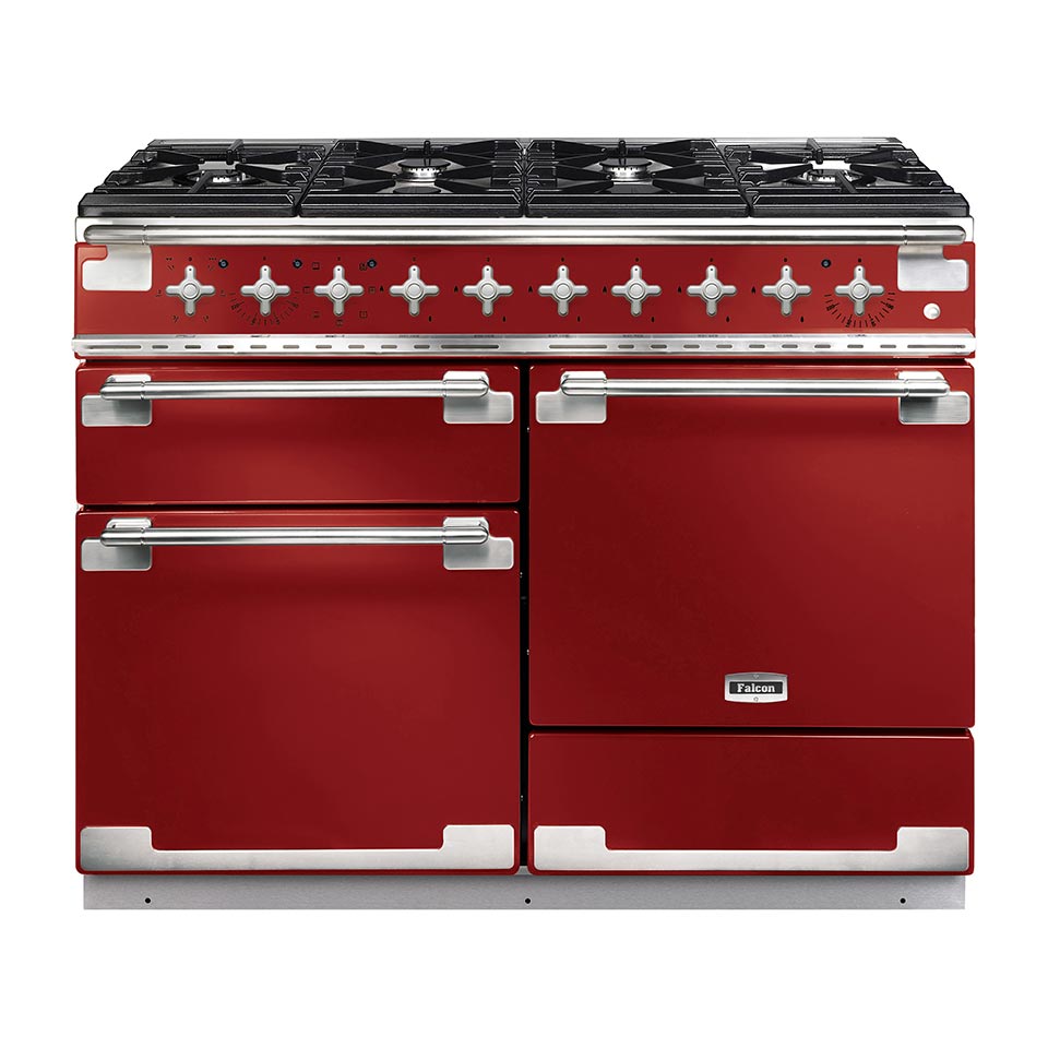 Falcon Elise 110cm Dual Fuel Oven cherry red 