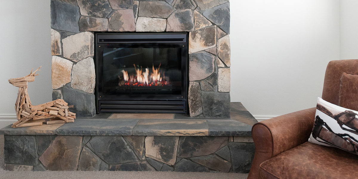 Real Flame Gas Fireplace Captiva