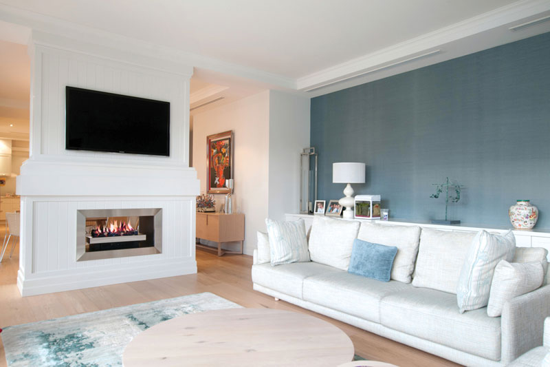 Real Flame Gas Fireplace Double Vision