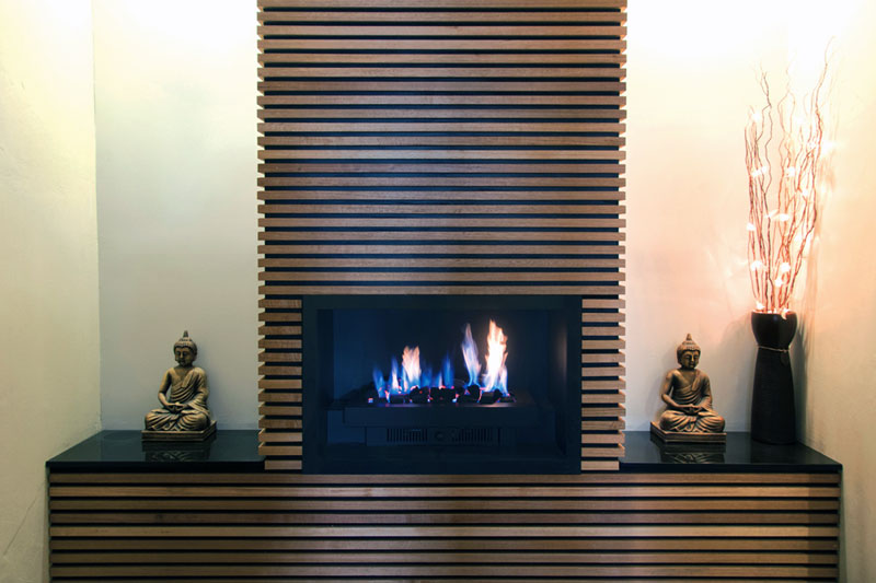 Real Flame Gas Fireplace Elegance