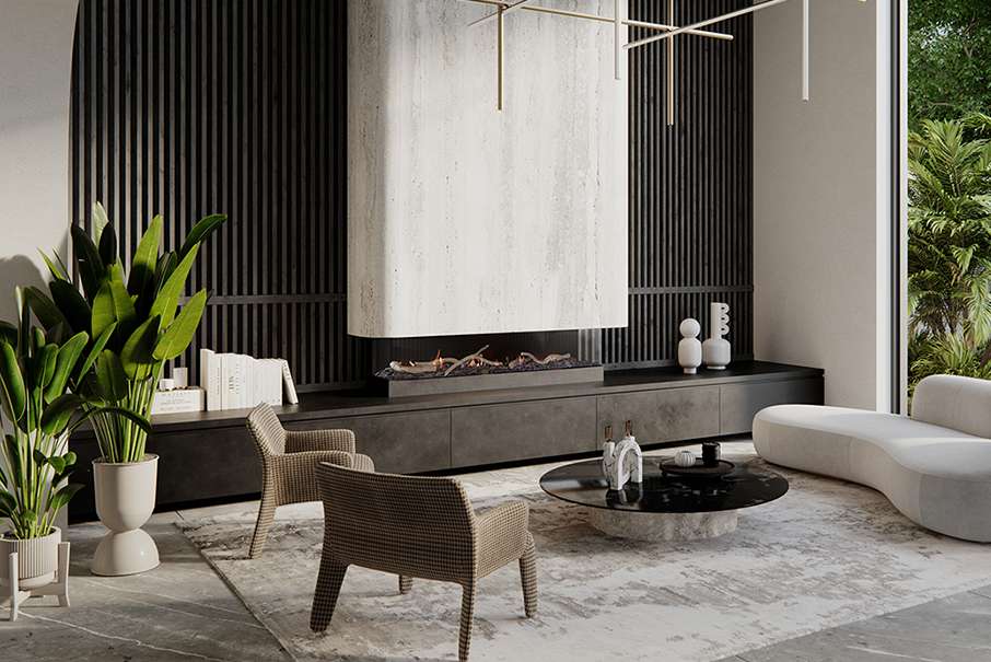 Real Flame Gas Fireplace Nuvo